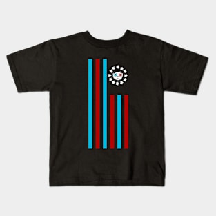 3D Panda - Flag Kids T-Shirt